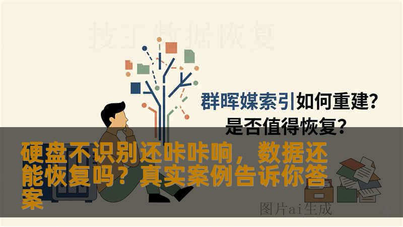 硬盘不识别还咔咔响，数据还能恢复吗？真实案例告诉你答案