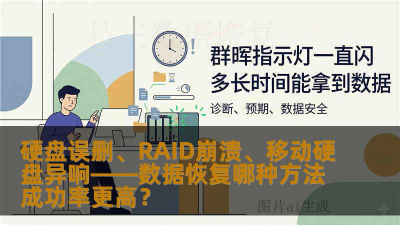 硬盘误删、RAID崩溃、移动硬盘异响——数据恢复哪种方法成功率更高？