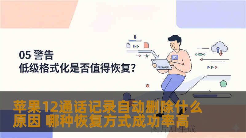 苹果12通话记录自动删除什么原因 哪种恢复方式成功率高