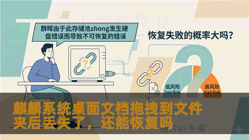 麒麟系统桌面文档拖拽到文件夹后丢失了，还能恢复吗
