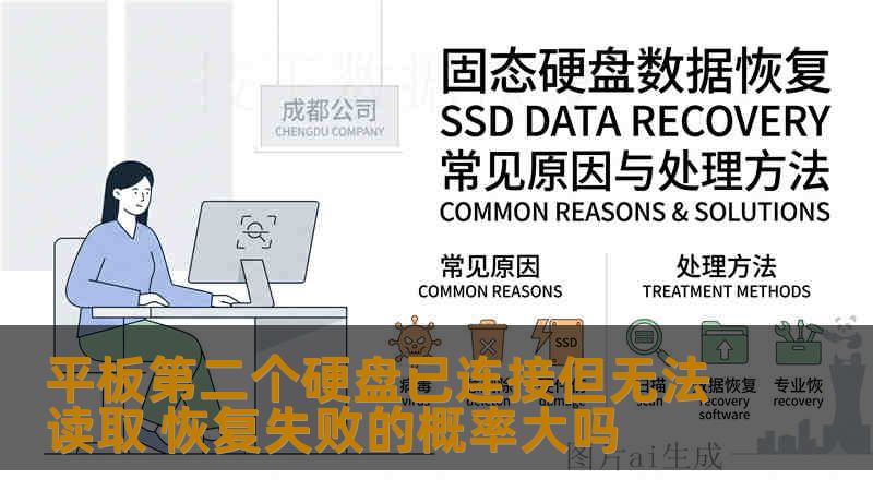 平板第二个硬盘已连接但无法读取 恢复失败的概率大吗