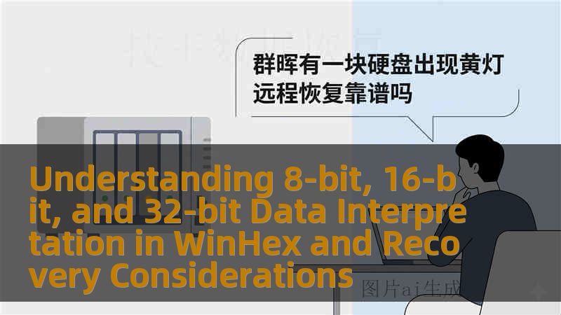 Understanding 8-bit, 16-bit, and 32-bit Data Interpretation in WinHex and Recovery Considerations