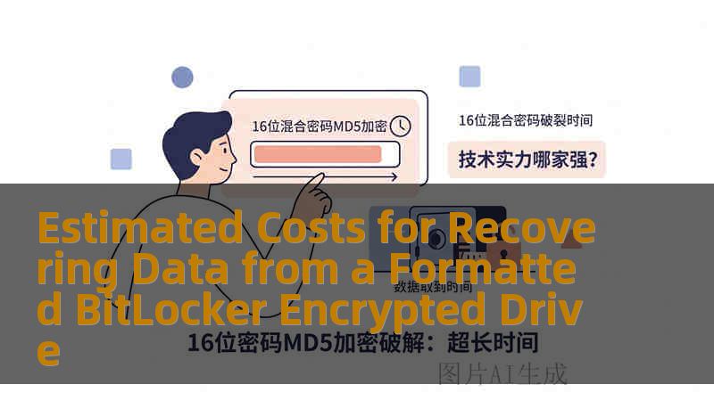 Estimated Costs for Recovering Data from a Formatted BitLocker Encrypted Drive