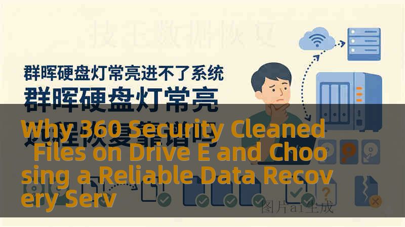 Why 360 Security Cleaned  Files on Drive E and Choosing a Reliable Data Recovery Serv