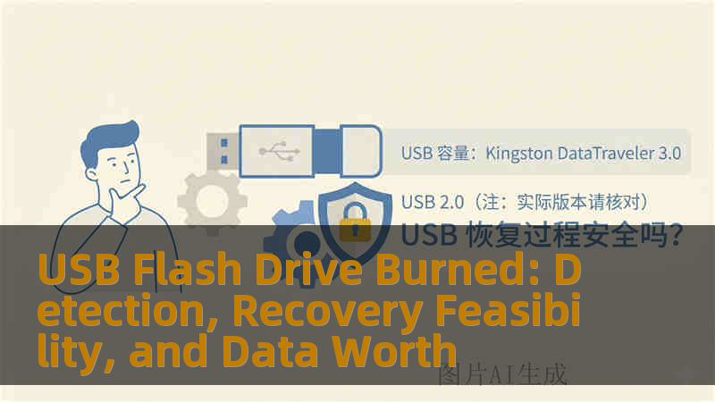 USB Flash Drive Burned: Detection, Recovery Feasibility, and Data Worth