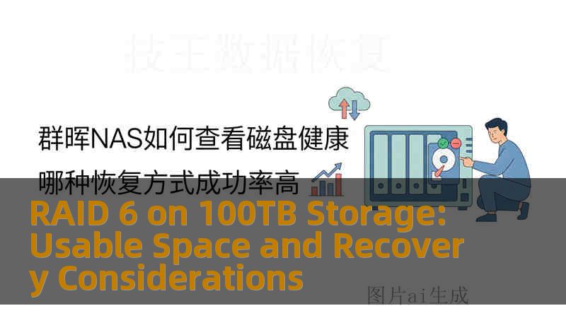 RAID 6 on 100TB Storage: Usable Space and Recovery Considerations