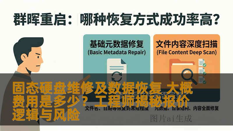 固态硬盘维修及数据恢复 大概费用是多少？工程师揭秘报价逻辑与风险