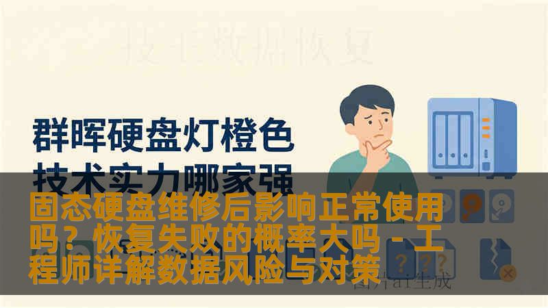 固态硬盘维修后影响正常使用吗？恢复失败的概率大吗 - 工程师详解数据风险与对策