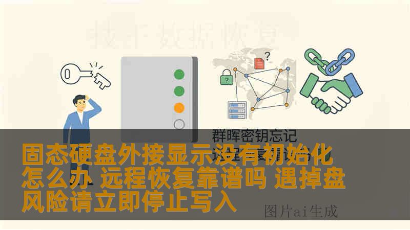 固态硬盘外接显示没有初始化怎么办 远程恢复靠谱吗 遇掉盘风险请立即停止写入