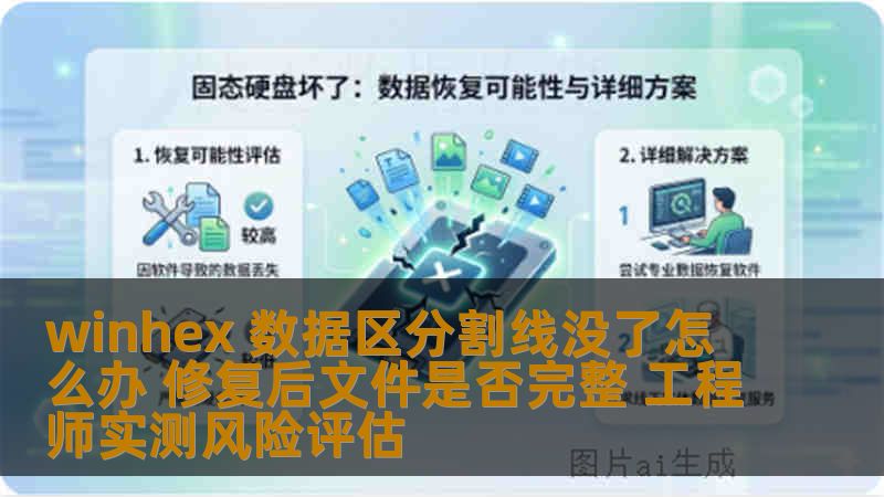 winhex 数据区分割线没了怎么办 修复后文件是否完整 工程师实测风险评估