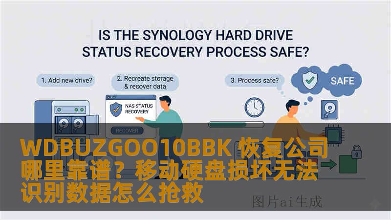 WDBUZGOO10BBK 恢复公司哪里靠谱？移动硬盘损坏无法识别数据怎么抢救
