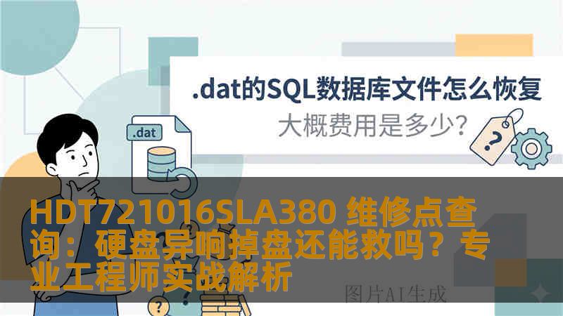 HDT721016SLA380 维修点查询：硬盘异响掉盘还能救吗？专业工程师实战解析