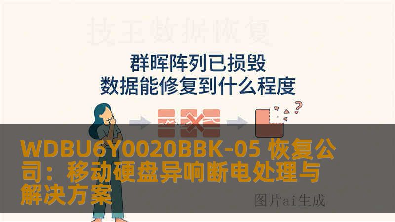 WDBU6Y0020BBK-05 恢复公司：移动硬盘异响断电处理与解决方案