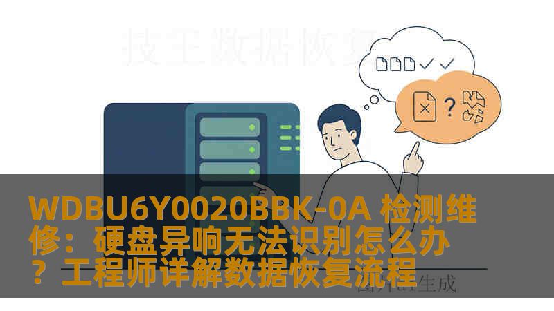 WDBU6Y0020BBK-0A 检测维修：硬盘异响无法识别怎么办？工程师详解数据恢复流程