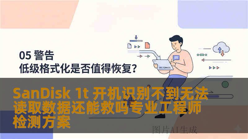 SanDisk 1t 开机识别不到无法读取数据还能救吗专业工程师检测方案
