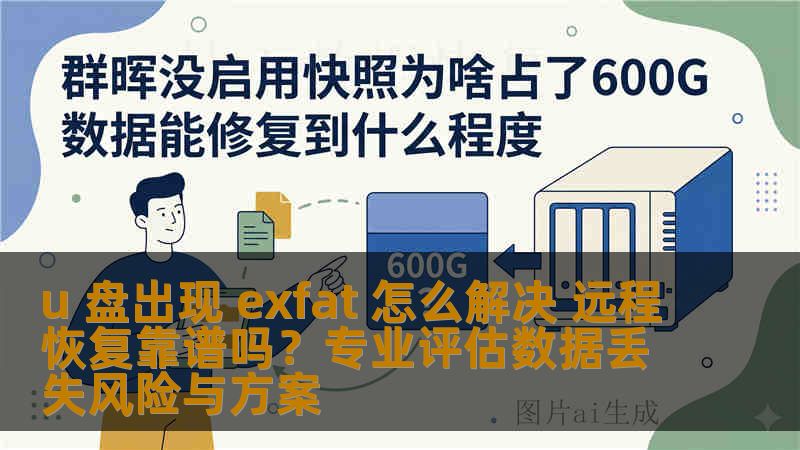 u 盘出现 exfat 怎么解决 远程恢复靠谱吗？专业评估数据丢失风险与方案