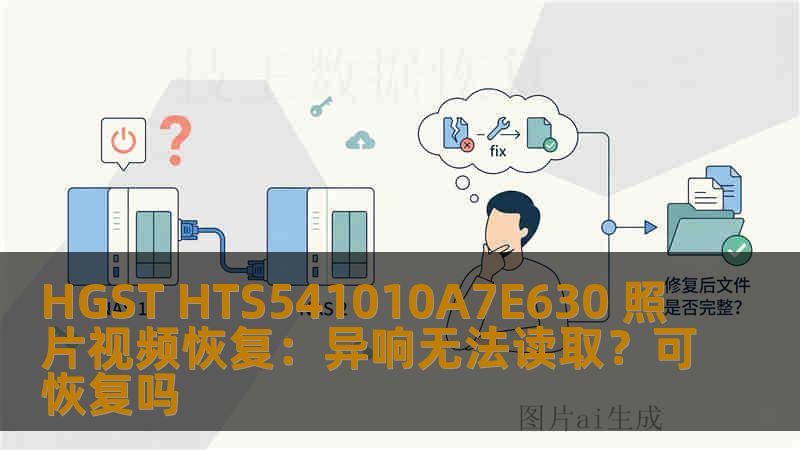 HGST HTS541010A7E630 照片视频恢复：异响无法读取？可恢复吗
