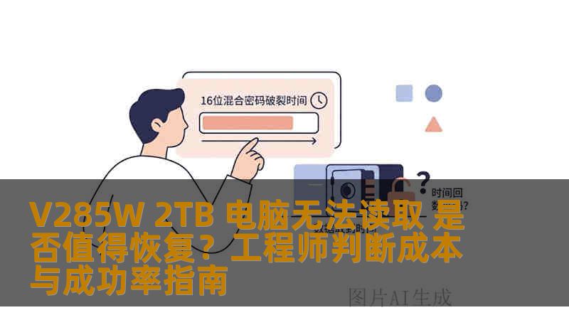 V285W 2TB 电脑无法读取 是否值得恢复？工程师判断成本与成功率指南