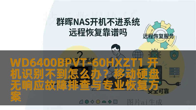 WD6400BPVT-60HXZT1 开机识别不到怎么办？移动硬盘无响应故障排查与专业恢复方案