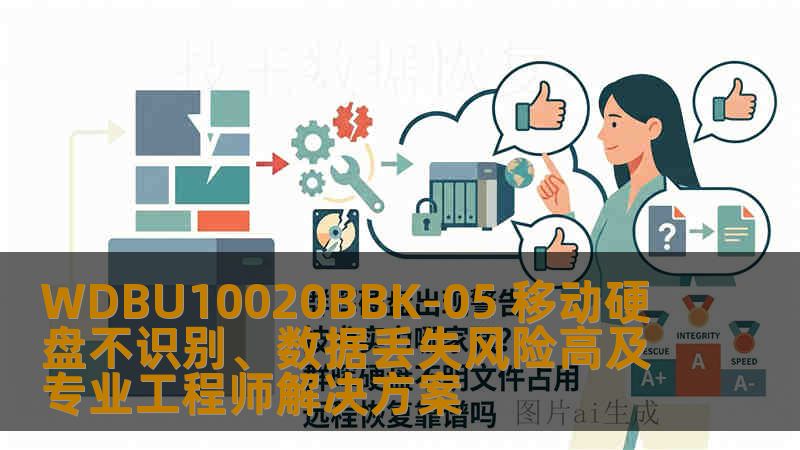 WDBU10020BBK-05 移动硬盘不识别、数据丢失风险高及专业工程师解决方案