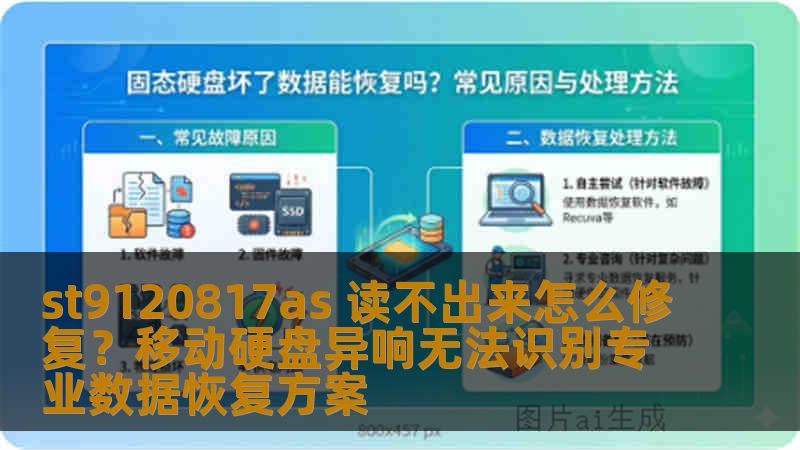 st9120817as 读不出来怎么修复？移动硬盘异响无法识别专业数据恢复方案