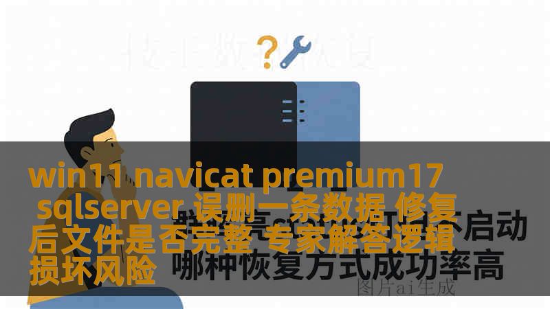 win11 navicat premium17 sqlserver 误删一条数据 修复后文件是否完整 专家解答逻辑损坏风险