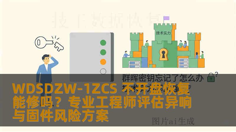 WDSDZW-1ZCS 不开盘恢复能修吗？专业工程师评估异响与固件风险方案