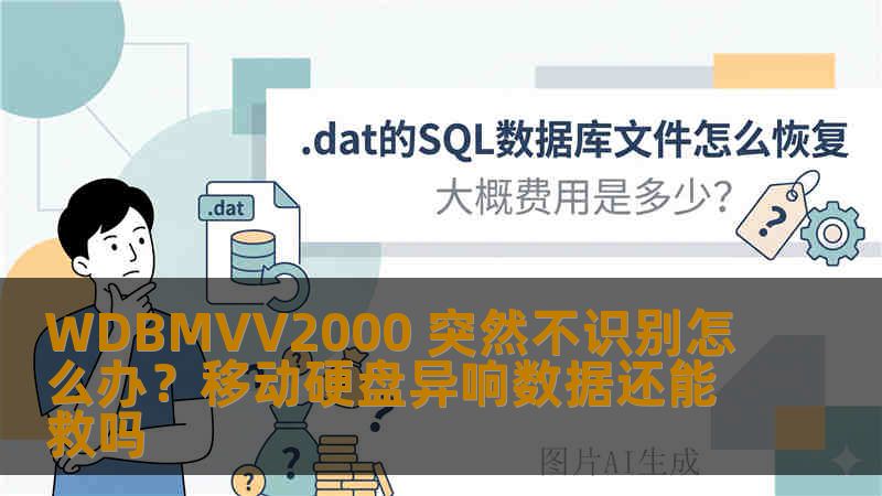 WDBMVV2000 突然不识别怎么办？移动硬盘异响数据还能救吗