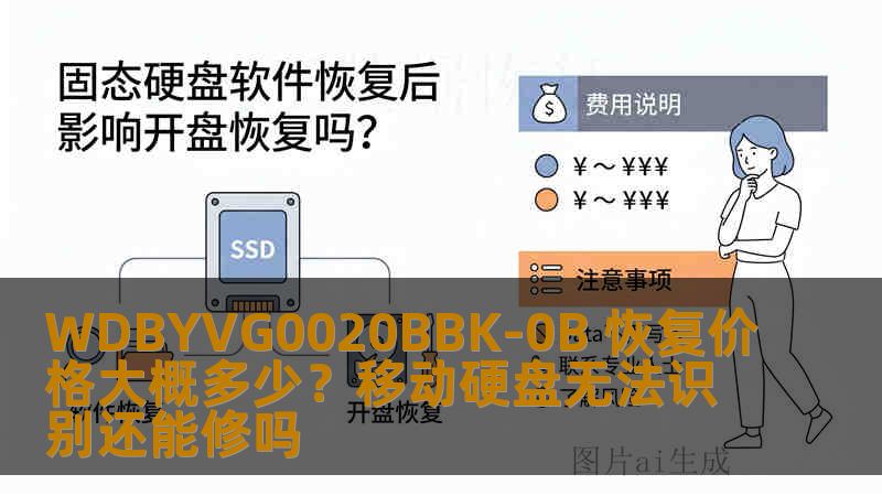 WDBYVG0020BBK-0B 恢复价格大概多少？移动硬盘无法识别还能修吗