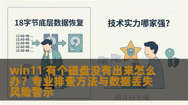 win11 有个磁盘没有出来怎么办？专业排查方法与数据丢失风险警示