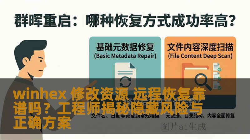 winhex 修改资源 远程恢复靠谱吗？工程师揭秘隐藏风险与正确方案