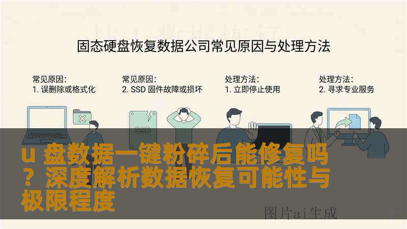 u 盘数据一键粉碎后能修复吗？深度解析数据恢复可能性与极限程度