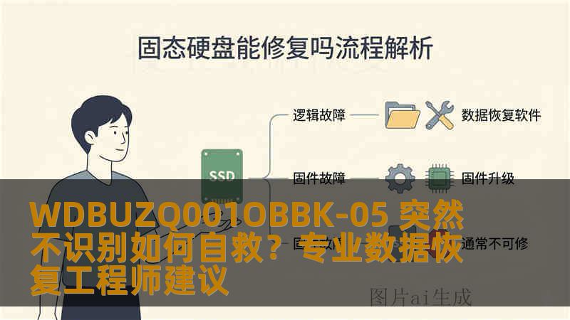 WDBUZQ001OBBK-05 突然不识别如何自救？专业数据恢复工程师建议