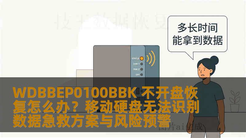 WDBBEP0100BBK 不开盘恢复怎么办？移动硬盘无法识别数据急救方案与风险预警