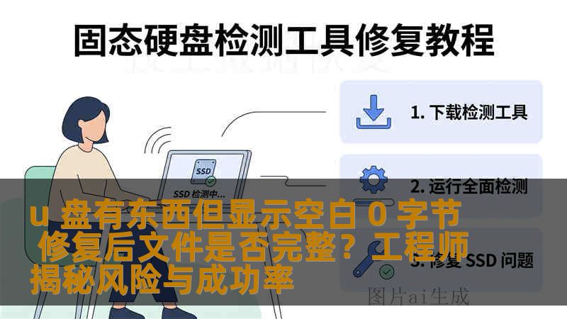 u 盘有东西但显示空白 0 字节 修复后文件是否完整？工程师揭秘风险与成功率