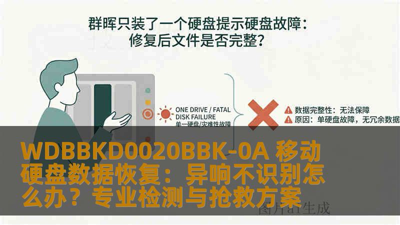 WDBBKD0020BBK-0A 移动硬盘数据恢复：异响不识别怎么办？专业检测与抢救方案