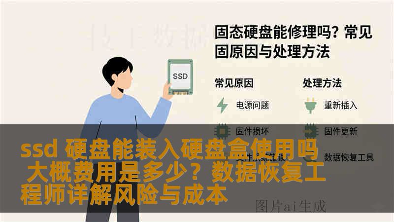 ssd 硬盘能装入硬盘盒使用吗 大概费用是多少？数据恢复工程师详解风险与成本