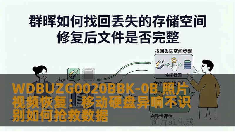 WDBUZG0020BBK-0B 照片视频恢复：移动硬盘异响不识别如何抢救数据