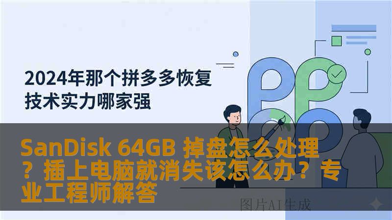 SanDisk 64GB 掉盘怎么处理？插上电脑就消失该怎么办？专业工程师解答