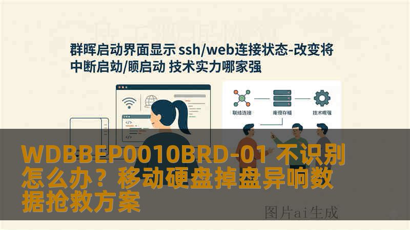 WDBBEP0010BRD-01 不识别怎么办？移动硬盘掉盘异响数据抢救方案