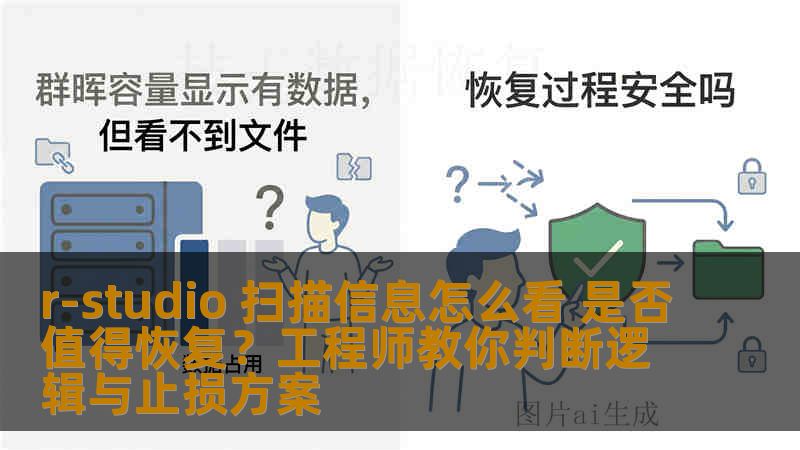 r-studio 扫描信息怎么看 是否值得恢复？工程师教你判断逻辑与止损方案