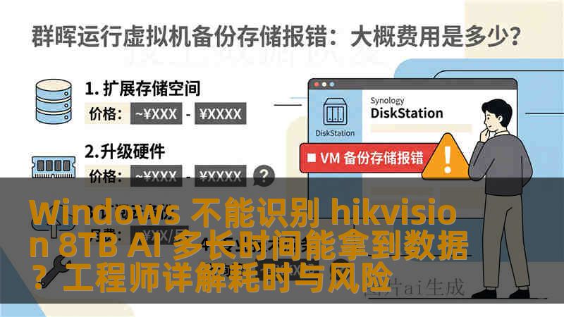 Windows 不能识别 hikvision 8TB AI 多长时间能拿到数据？工程师详解耗时与风险