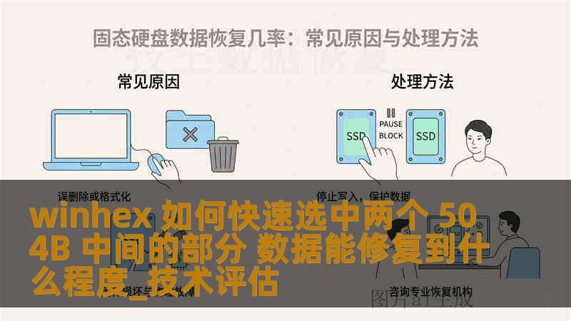 winhex 如何快速选中两个 504B 中间的部分 数据能修复到什么程度_技术评估