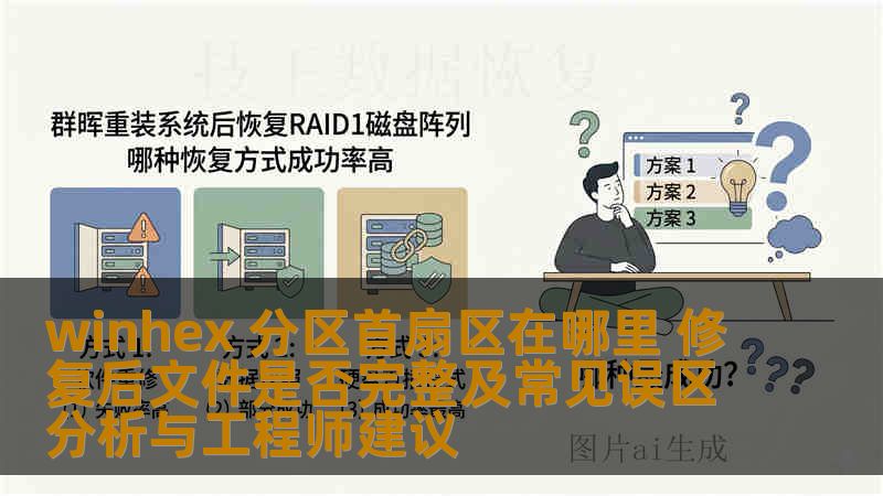 winhex 分区首扇区在哪里 修复后文件是否完整及常见误区分析与工程师建议