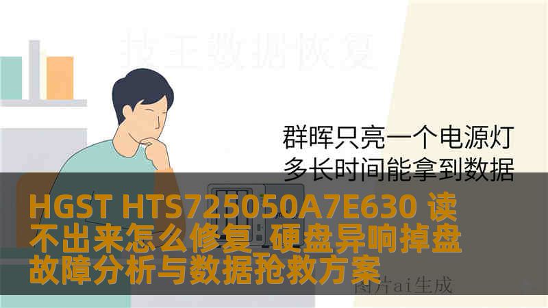 HGST HTS725050A7E630 读不出来怎么修复_硬盘异响掉盘故障分析与数据抢救方案