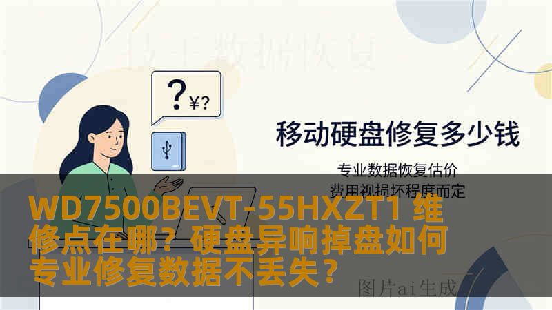 WD7500BEVT-55HXZT1 维修点在哪？硬盘异响掉盘如何专业修复数据不丢失？