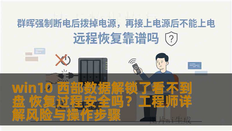 win10 西部数据解锁了看不到盘 恢复过程安全吗？工程师详解风险与操作步骤