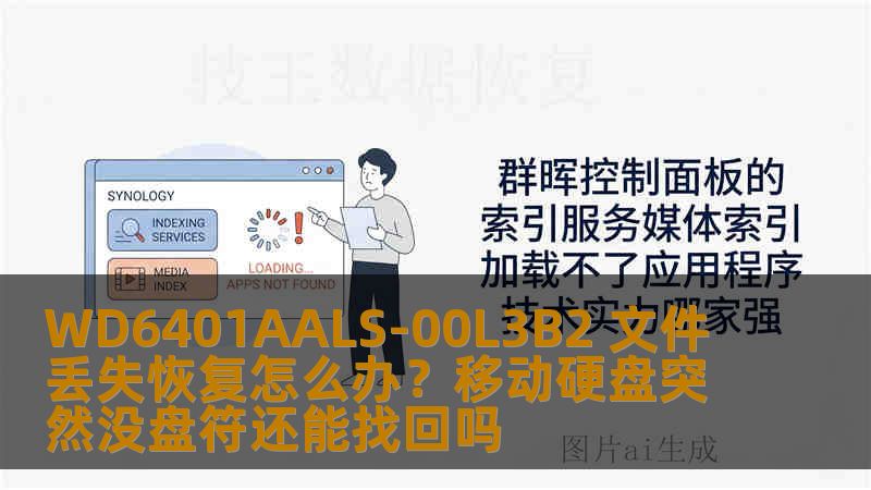 WD6401AALS-00L3B2 文件丢失恢复怎么办？移动硬盘突然没盘符还能找回吗