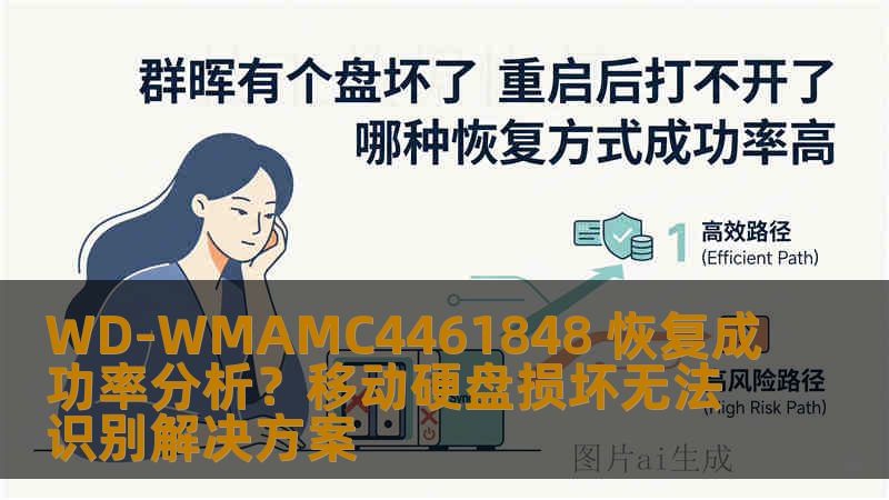 WD-WMAMC4461848 恢复成功率分析？移动硬盘损坏无法识别解决方案