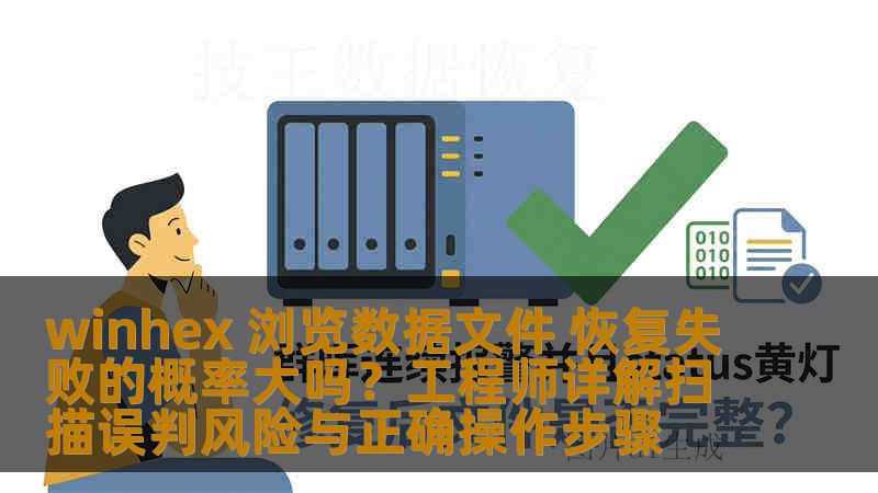 winhex 浏览数据文件 恢复失败的概率大吗？工程师详解扫描误判风险与正确操作步骤